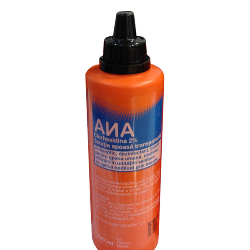 Dezinfectant antiseptic ANA Clorhexidina 2% solutie apoasa - flacon 250ml